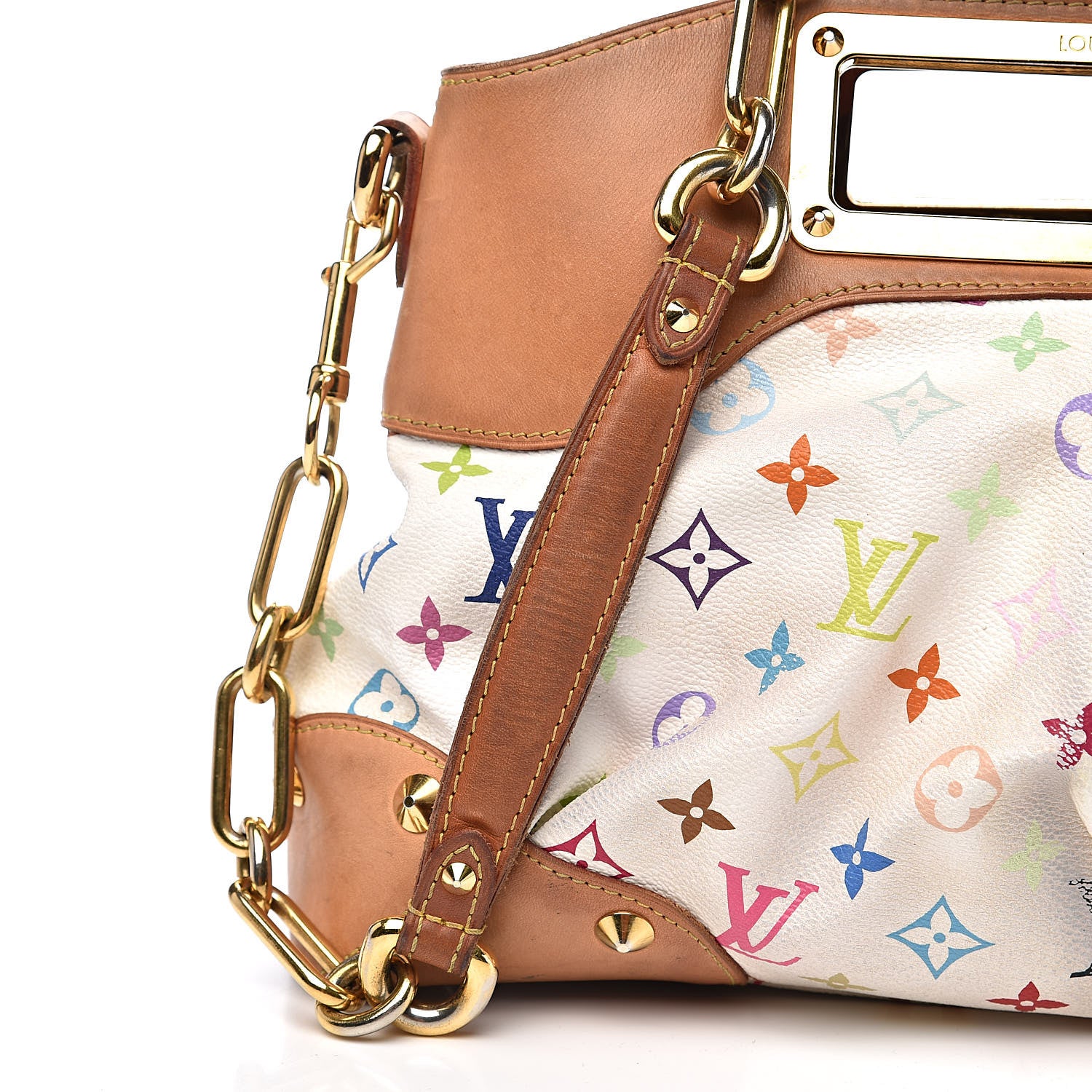 Louis Vuitton Monogram Multicolor Judy MM White 16 of 24