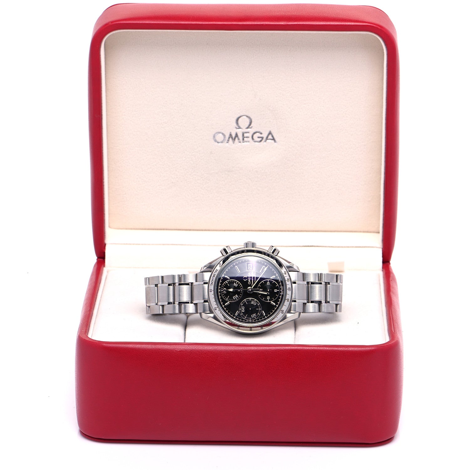 Omega Stainless Steel 39mm Speedmaster Chronograph Automatic Watch Black 3513.50 5 of 5