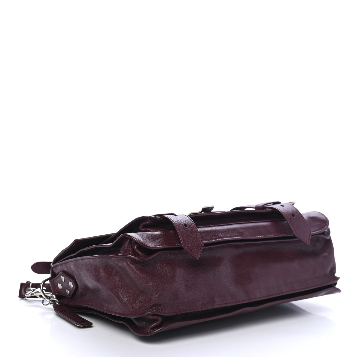 Proenza Schouler Lambskin Medium PS1 Satchel Oxblood 3 of 4