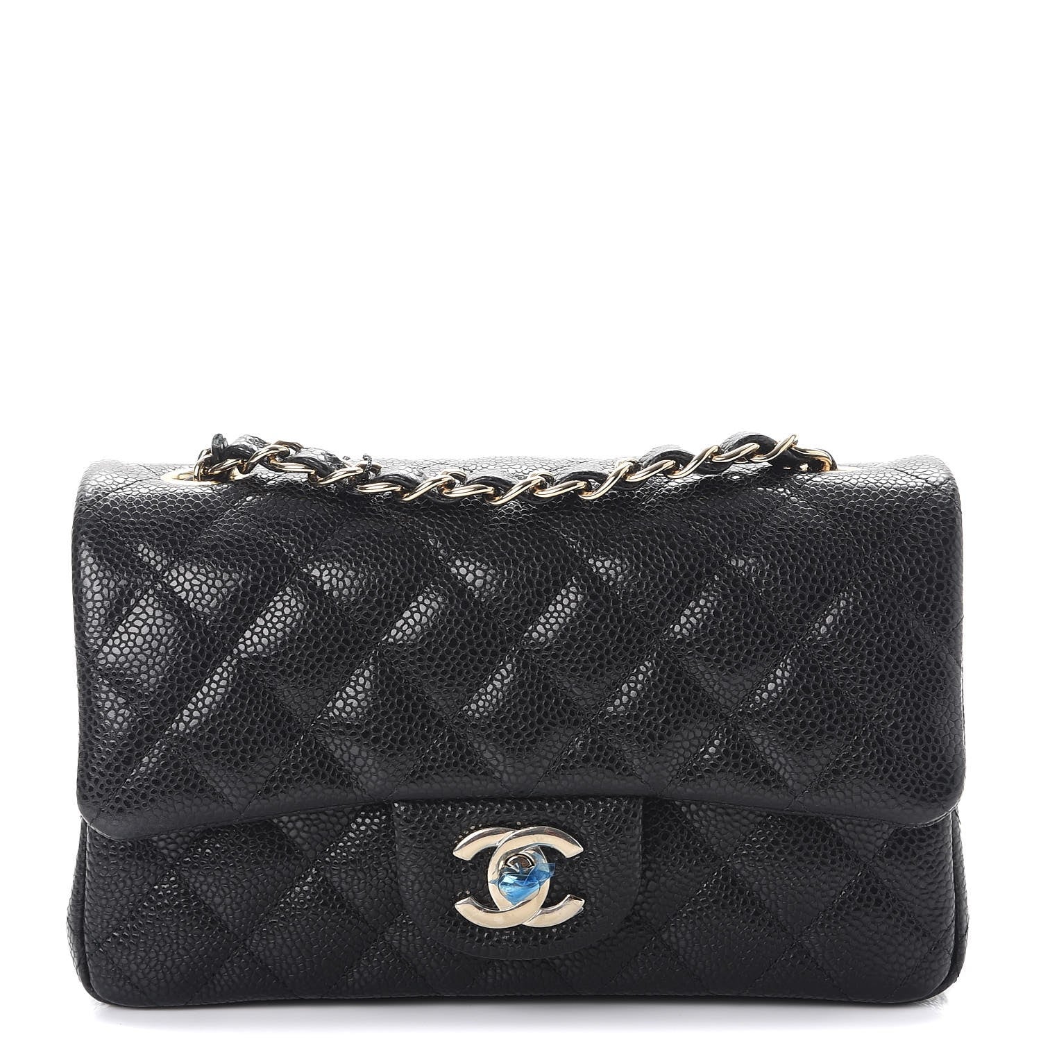 Chanel Caviar Quilted Mini Rectangular Flap Black 1 of 8