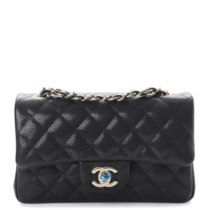 Chanel Caviar Quilted Mini Rectangular Flap Black 1 of 8