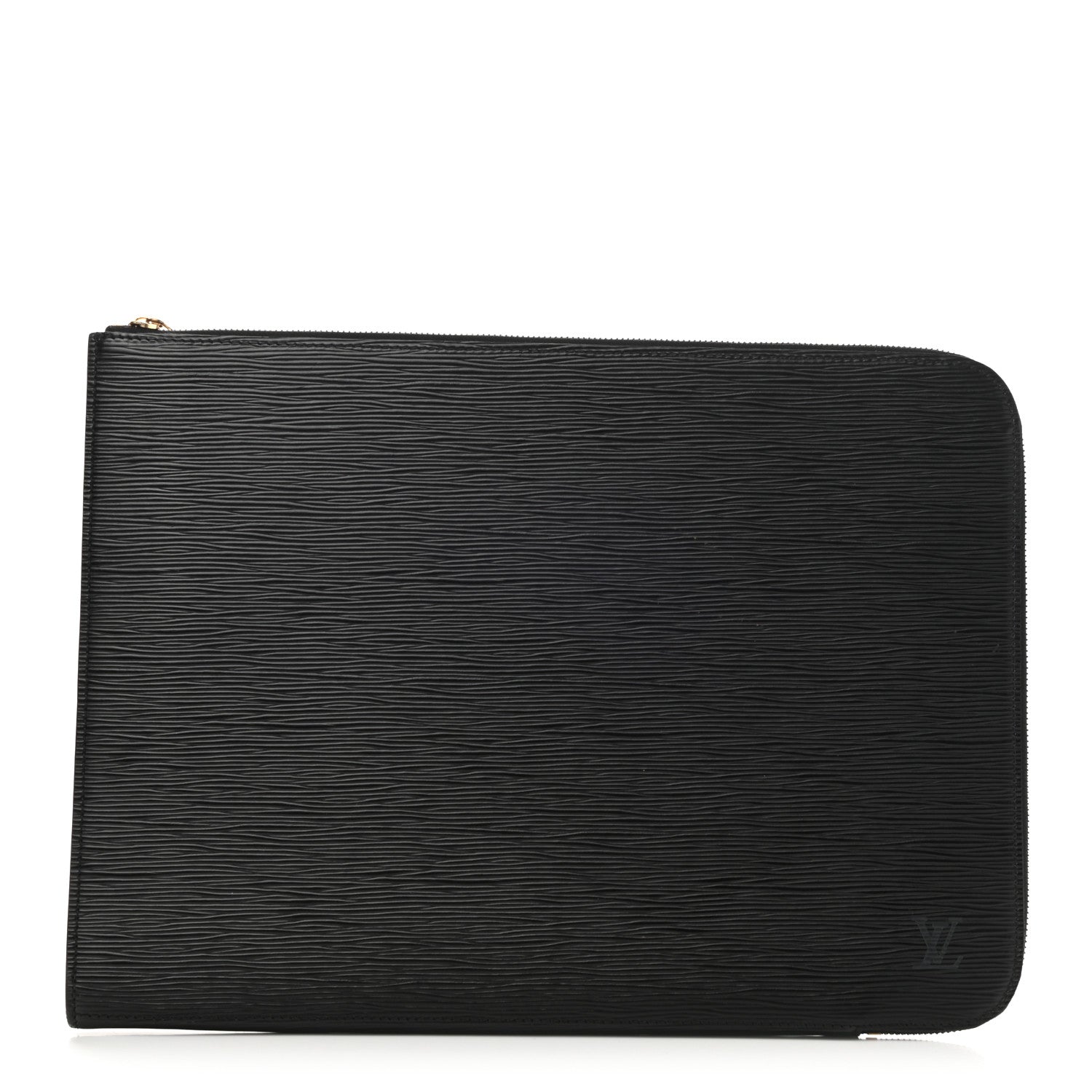 Louis Vuitton Epi Poche Documents Portfolio Case 39 Black 1 of 7