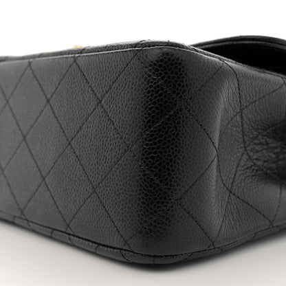 Chanel Caviar Quilted Jumbo Double Flap Black 10 of 11