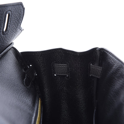 Hermes Togo Birkin 25 Black 13 of 34