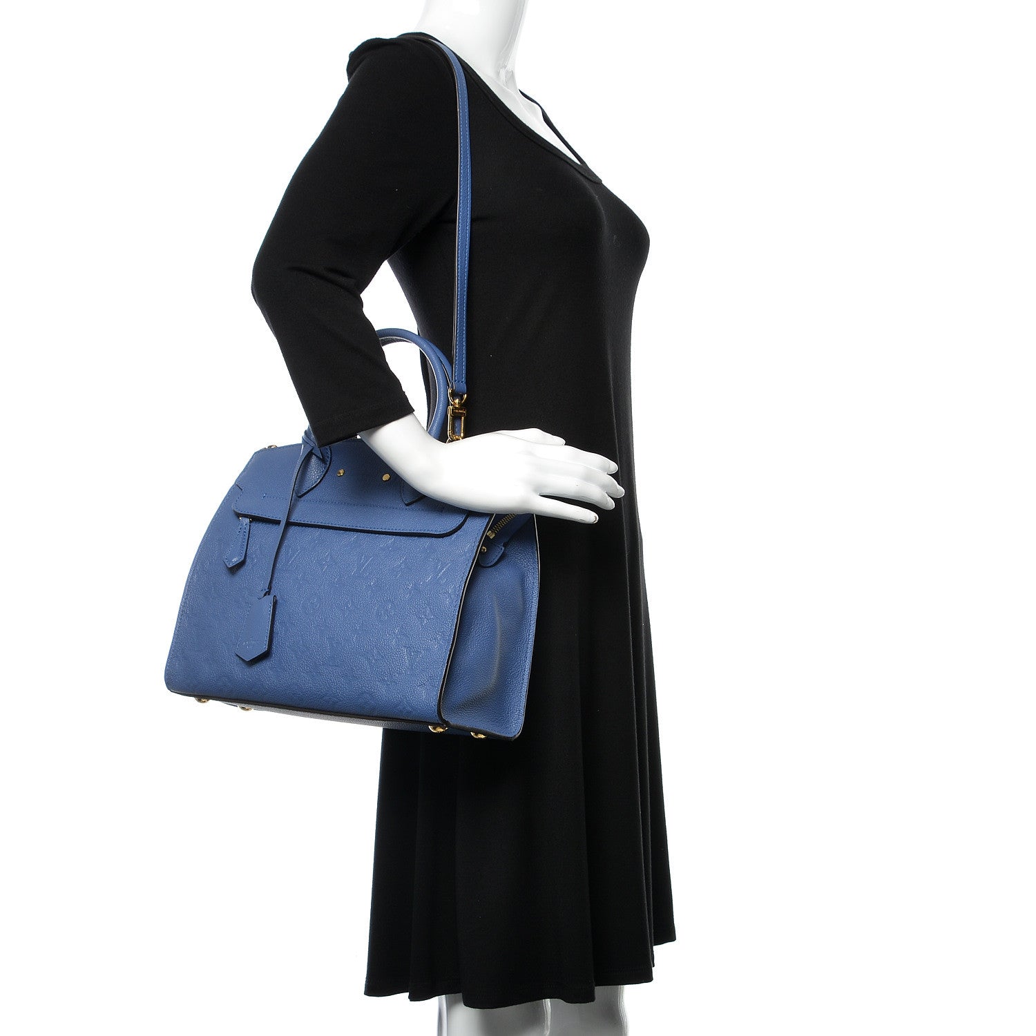 Louis Vuitton Empreinte Pont Neuf MM Denim 2 of 9