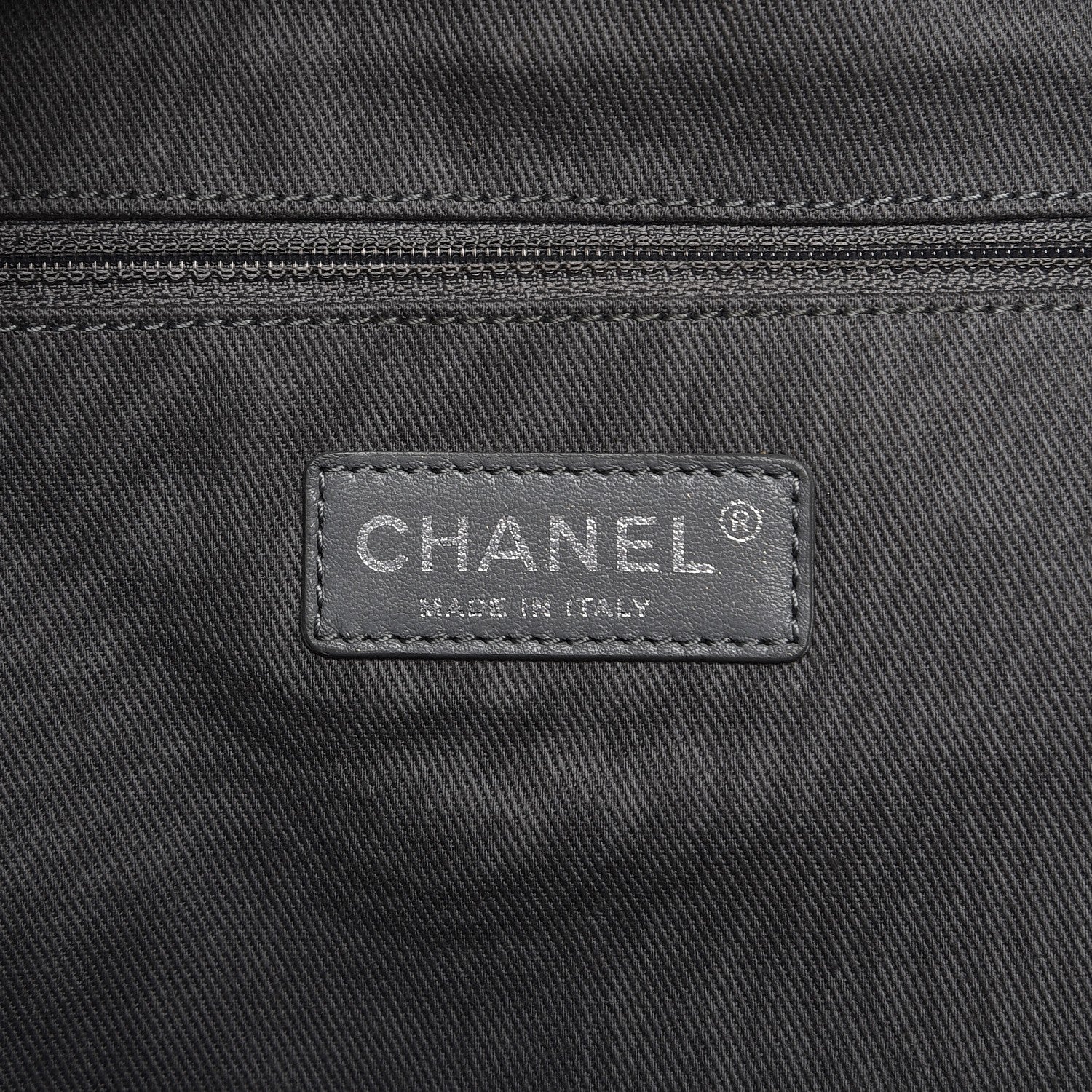 Chanel Graffiti Printed Canvas Medium Backpack Black 6 of 10