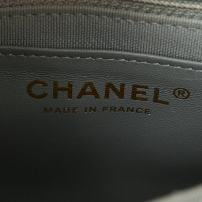 Chanel Lambskin Quilted Casino Chips Mini Square Flap Grey 6 of 10