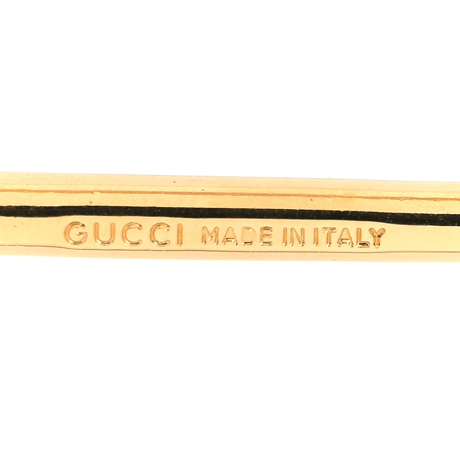 Gucci Textured Calfskin Enamel Single Porte Rouges Keychain Black 5 of 5