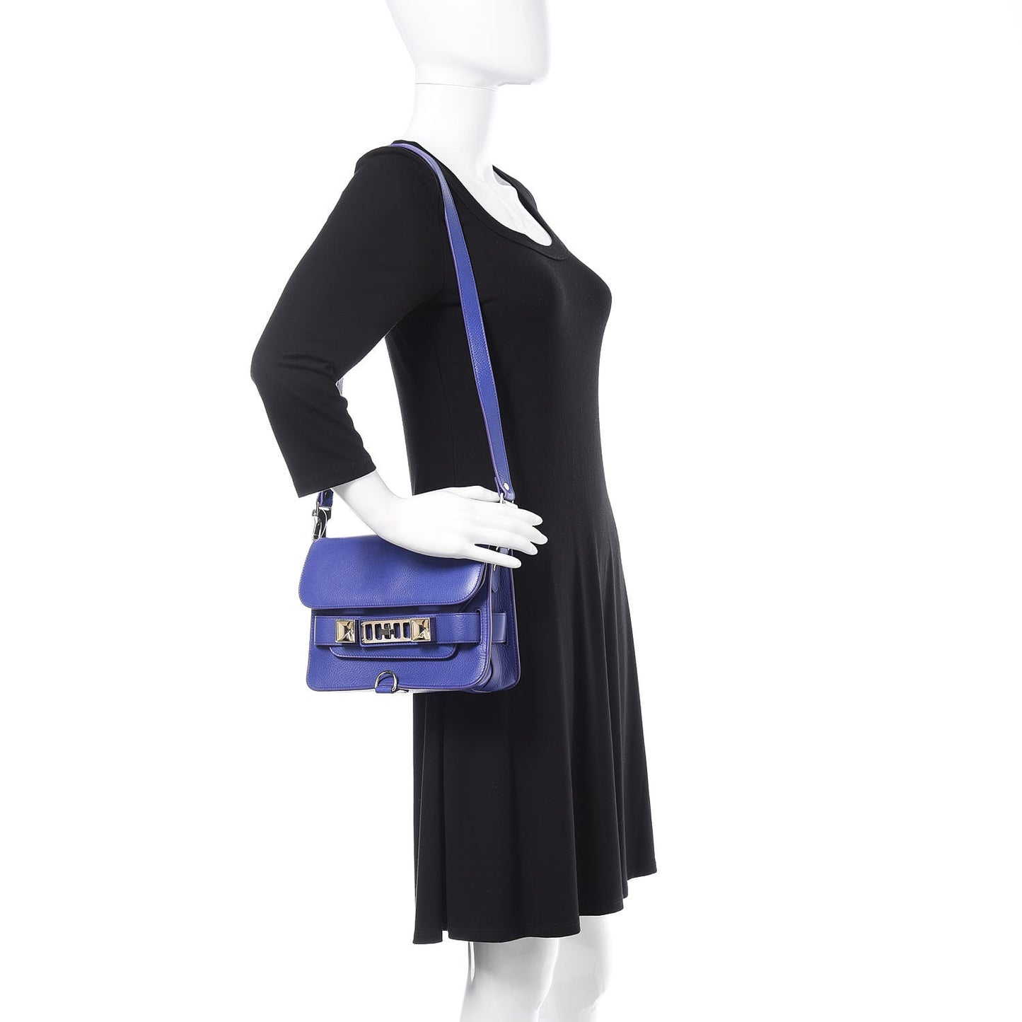 Smooth Calfskin Mini PS11 Classic Shoulder Bag Rain
