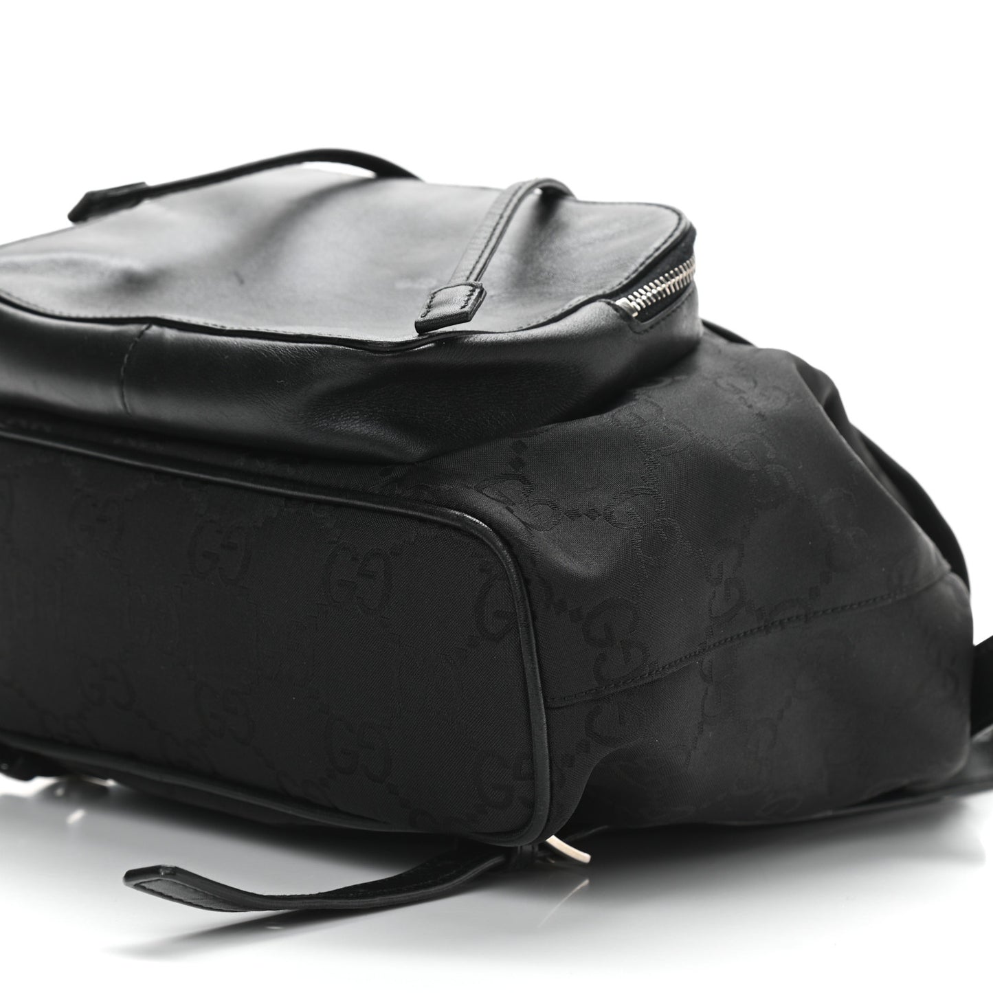 Nylon Monogram Backpack Black