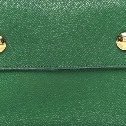 Hermes Courchevel Pochette Green Belt Bag Vert Bengale 8 of 13