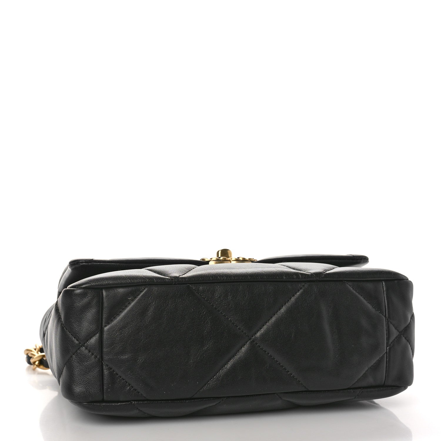 Chanel Goatskin Quilted Medium Chanel 19 Flap Black 4 of 10