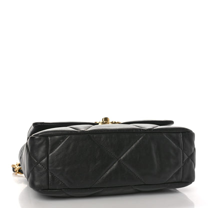 Chanel Goatskin Quilted Medium Chanel 19 Flap Black 4 of 10