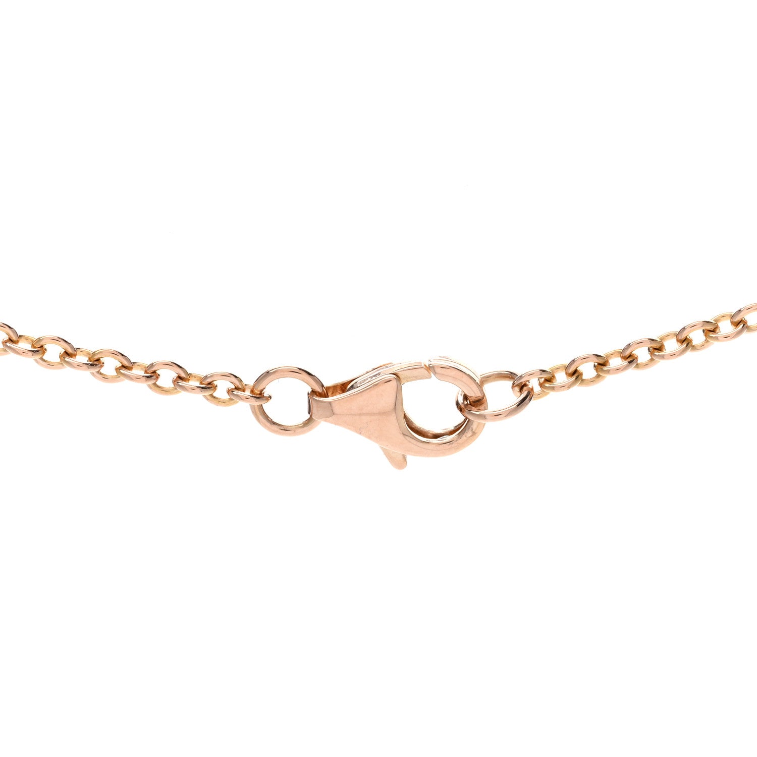 Cartier 18K Pink Gold Interlocking LOVE Necklace 4 of 6
