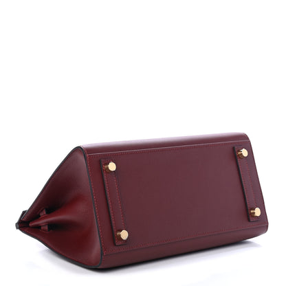 Hermes Madame Calfskin Birkin Sellier 25 Rouge H 4 of 11