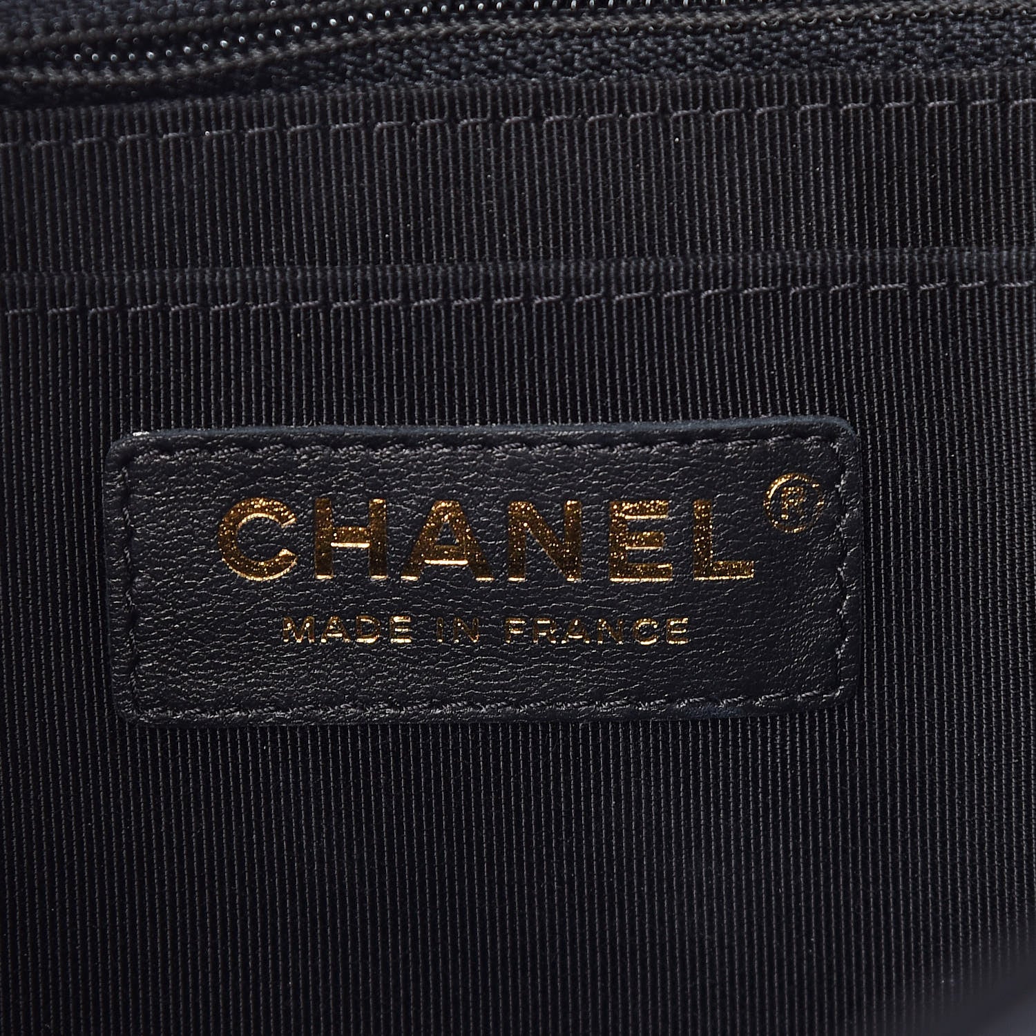 Chanel Calfskin Chevron Quilted Statement Flap Black 6 of 10