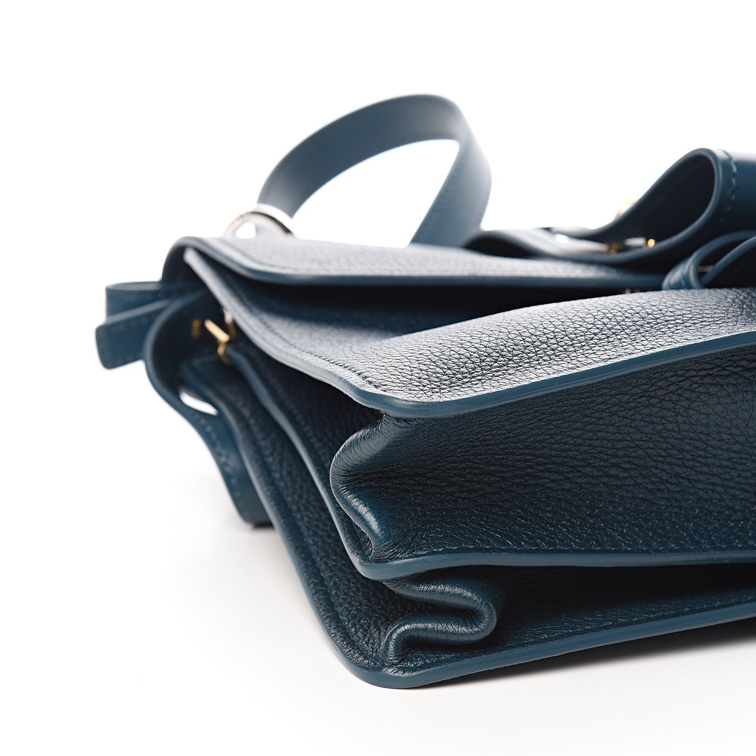 Chloe Grained Calfskin Medium Aby Day Shoulder Bag Navy Ink 6 of 13