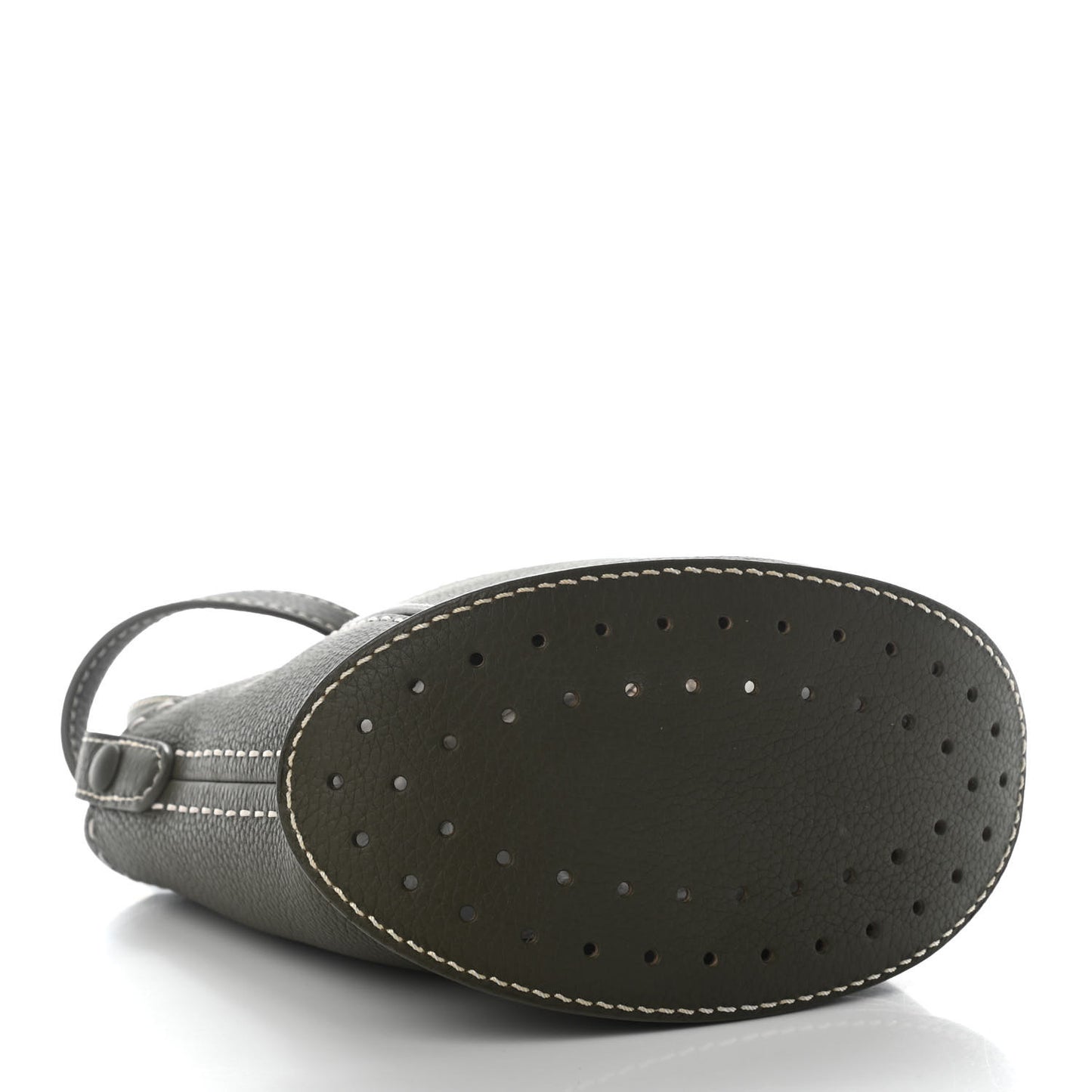 Taurillon Pin Bucket Kaki Ivory