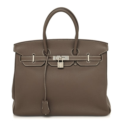 Hermes Togo Birkin 35 Etoupe 1 of 14