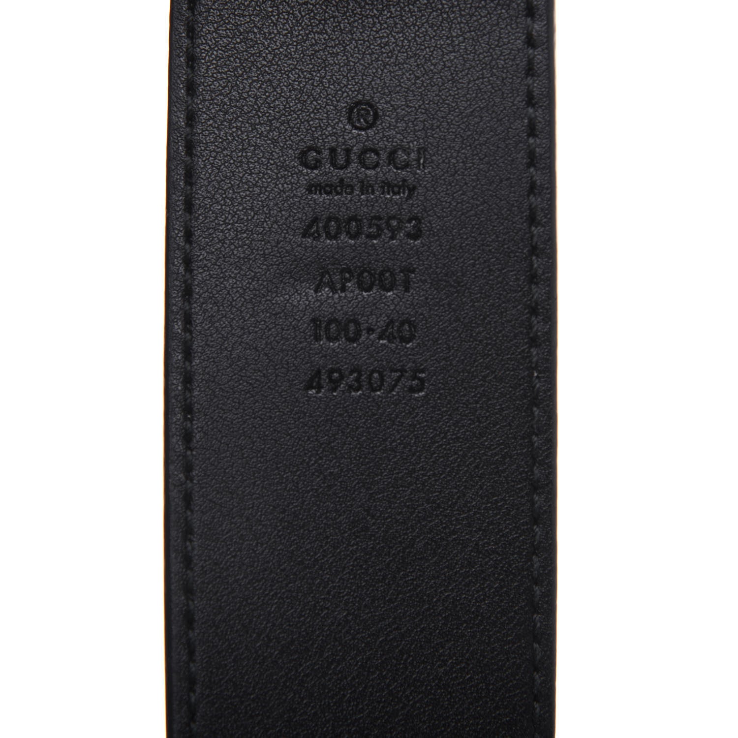 Gucci Calfskin Double G 40mm Belt 100 40 Black 3 of 10