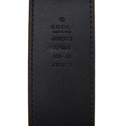 Gucci Calfskin Double G 40mm Belt 100 40 Black 3 of 10