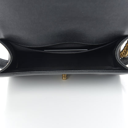 Chanel Caviar Quilted Medium Boy Flap Black 4 of 9