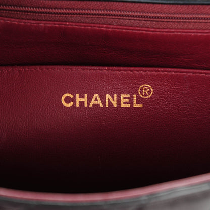 Chanel Lambskin Quilted Jumbo Single Flap Black 6 of 8
