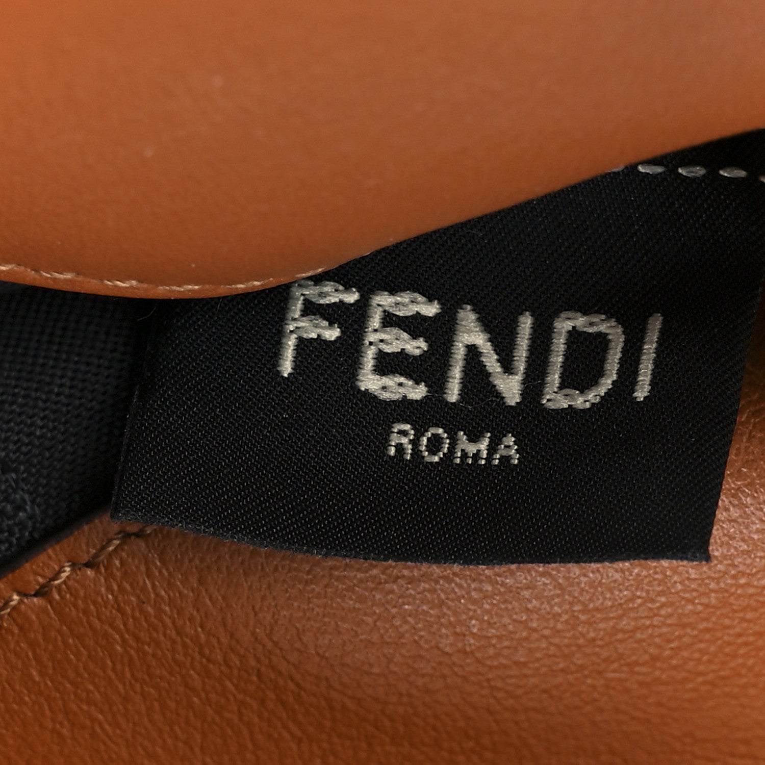 Fendi Vitello Grace Matte Easy Baguette Brandy 8 of 12