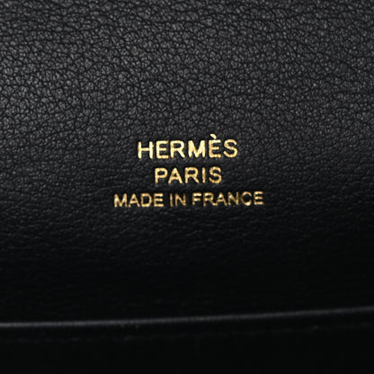 Hermes Swift Kelly Pochette Clutch Black 6 of 10