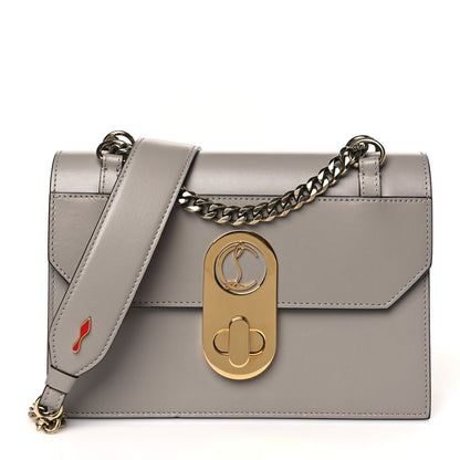 Christian Louboutin Calfskin Large Elisa Shoulder Bag Fume 1 of 8