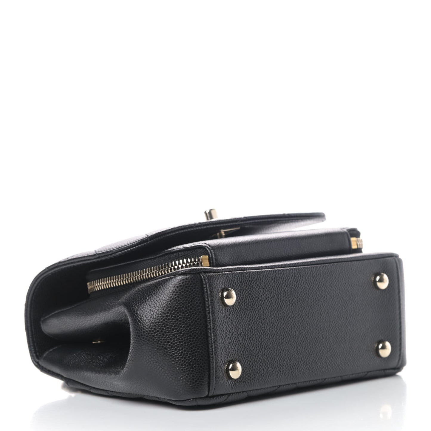Caviar Quilted Small Business Affinity Flap Black