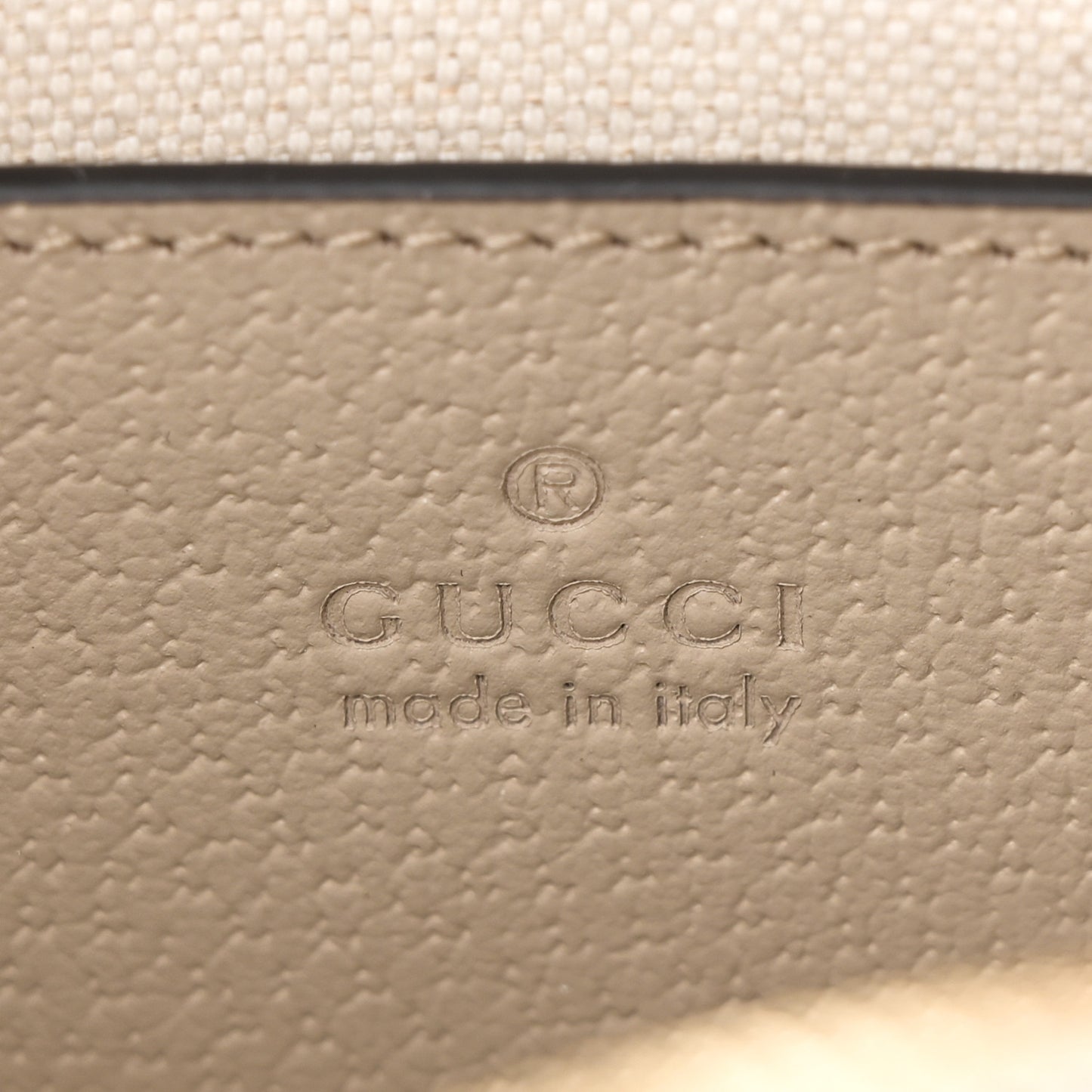 GG Supreme Monogram Textured Dollar Calfskin Mini Ophidia Shoulder Bag Beige Mystic White Oatmeal