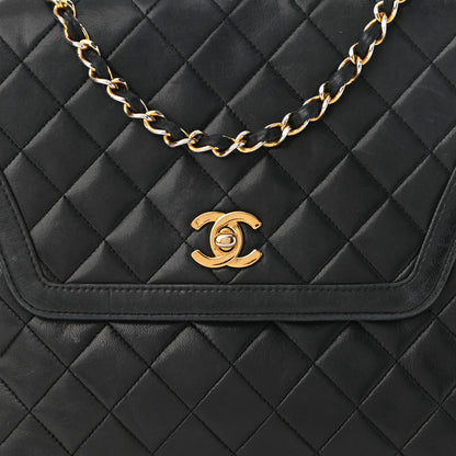 Chanel Lambskin Quilted Single Flap Black 7 of 12