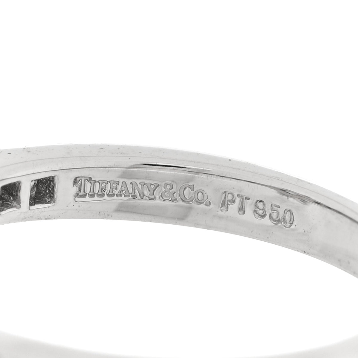 Tiffany Platinum Diamond Flower Ring 48 4.5 4 of 4
