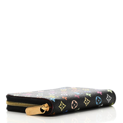 Louis Vuitton Monogram Multicolor Zippy Coin Purse Black Grenade 4 of 7
