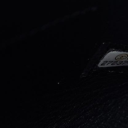Chanel Caviar Lizard Quilted Medium Coco Handle Flap Black 9 of 9
