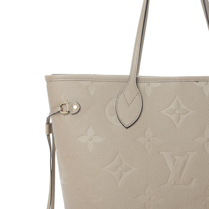 Louis Vuitton Empreinte Monogram Giant Neverfull MM Tourterelle 9 of 12