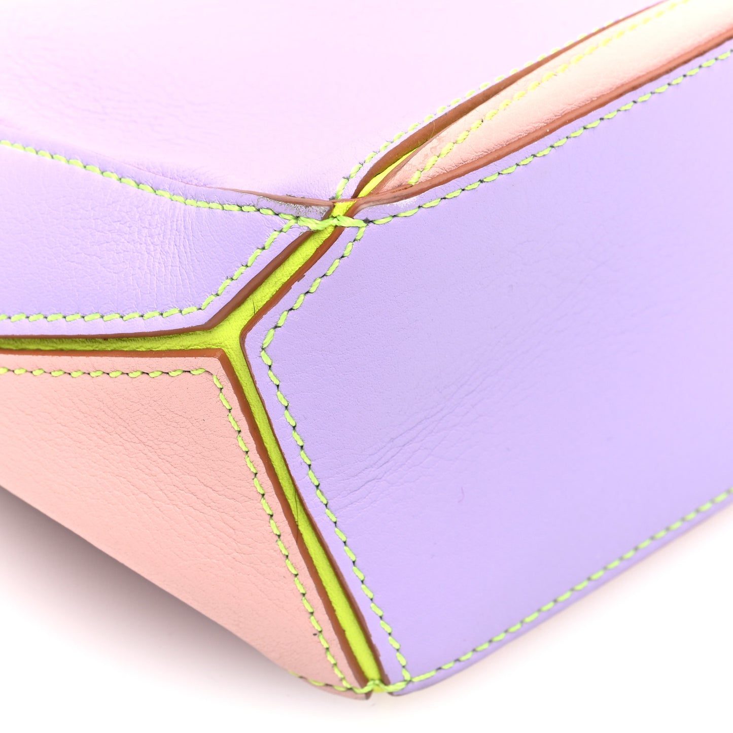 Calfskin Mini Puzzle Bag Multicolor