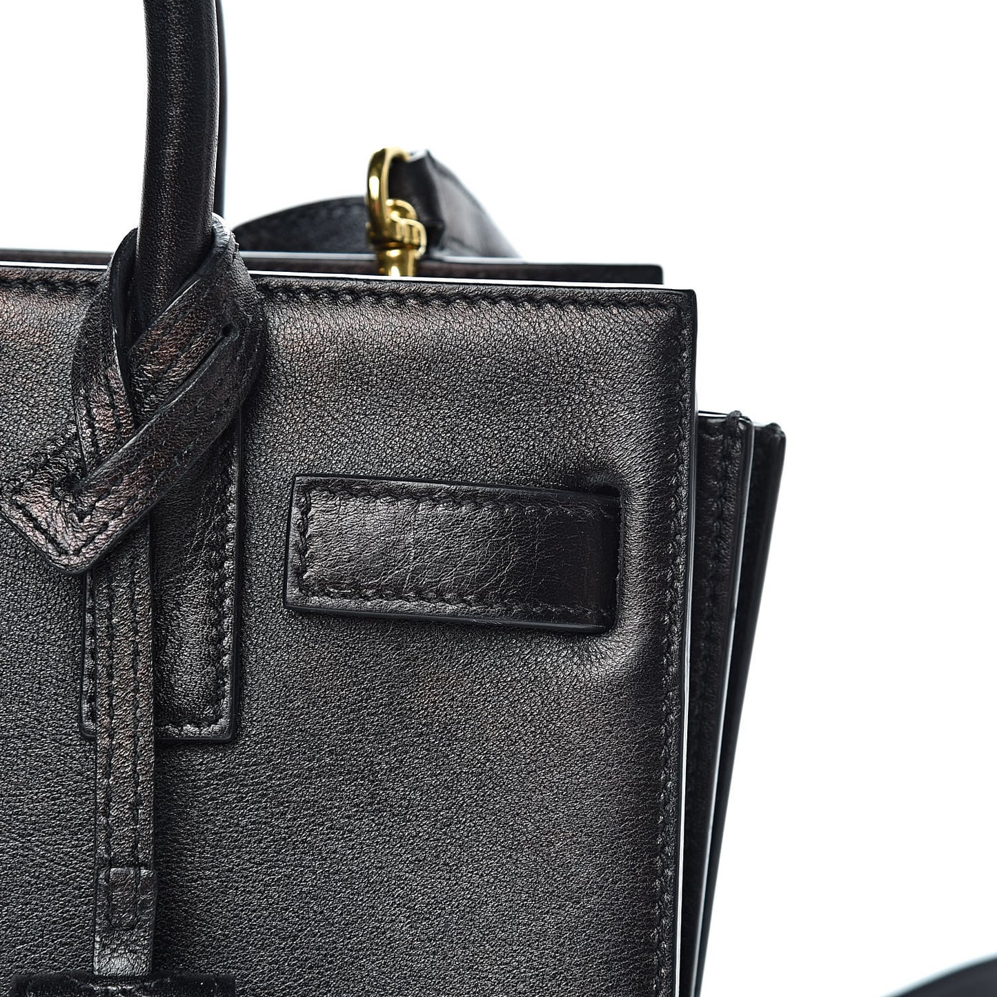 Calfskin Nano Sac de Jour Black