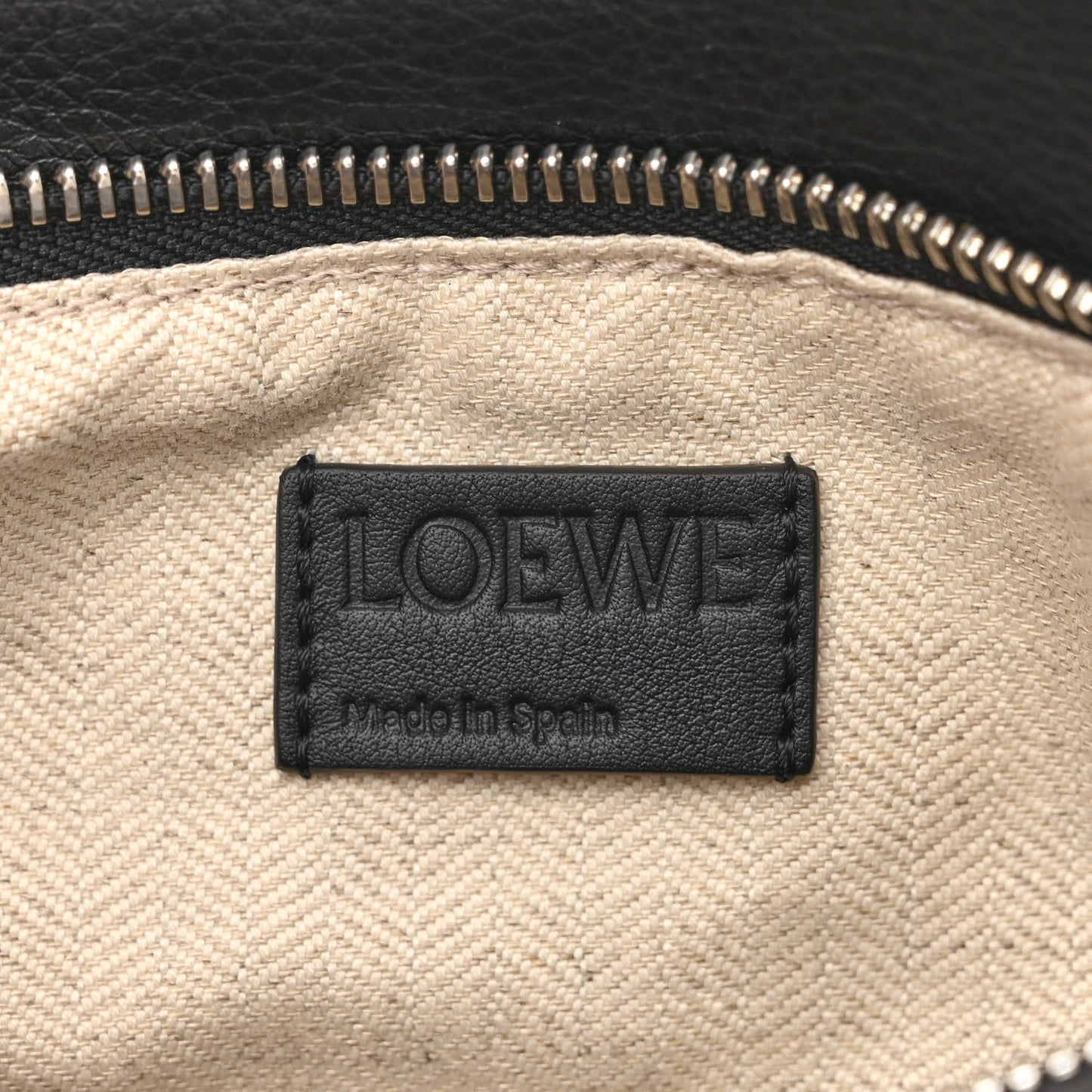 Calfskin Small Puzzle Bag Black