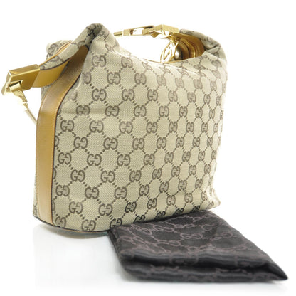 Gucci Monogram Hobo Tan 3 of 9