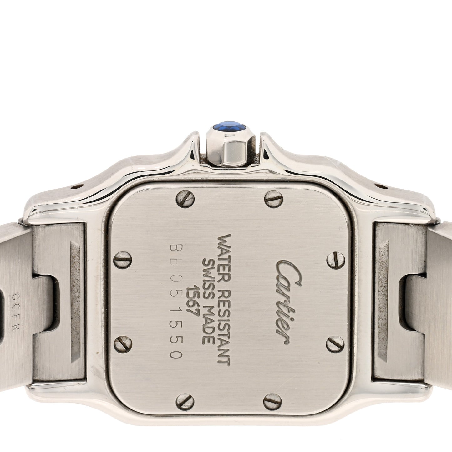 Stainless Steel 18K Yellow Gold 24mm Santos De Cartier Galbee Quartz Watch