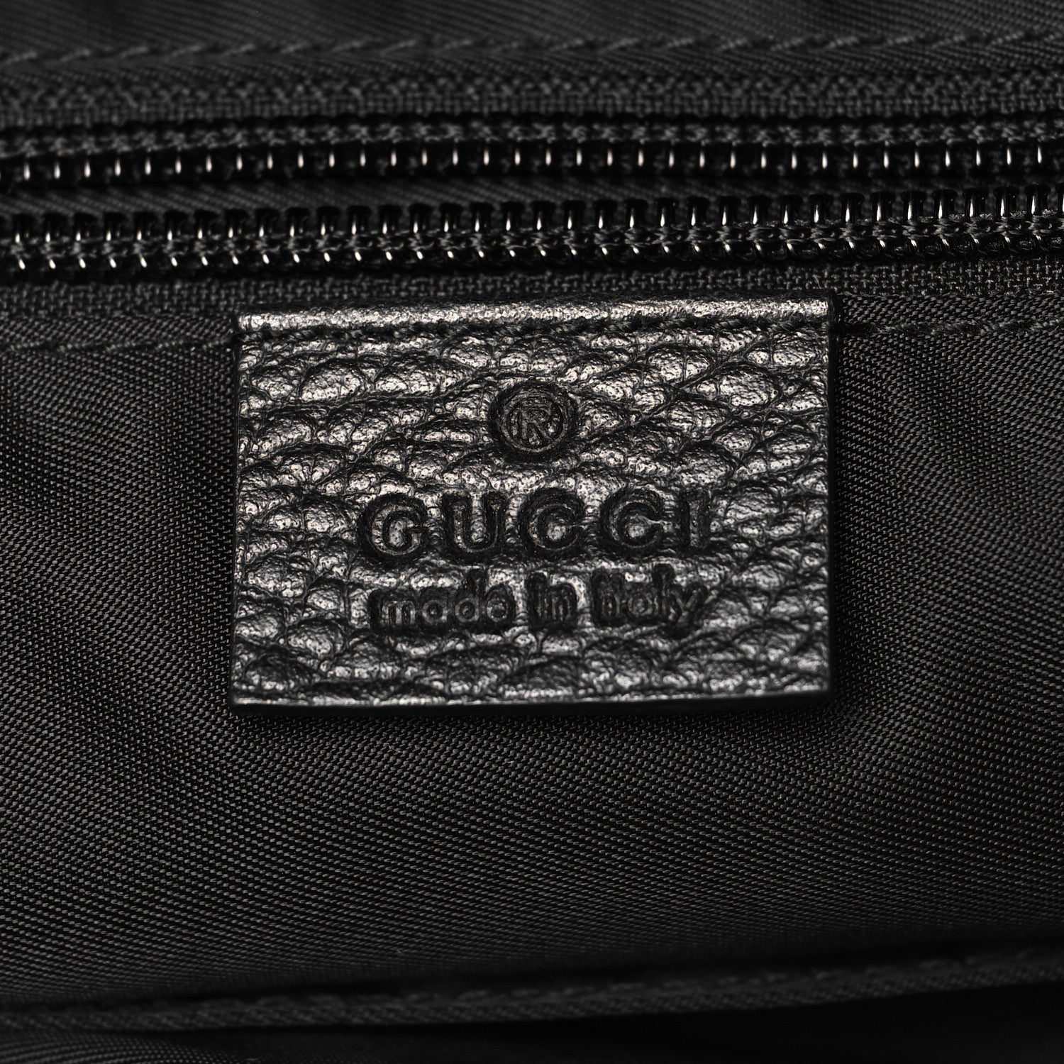 Gucci Nylon Monogram Medium Light Double Buckle Backpack Black 6 of 10