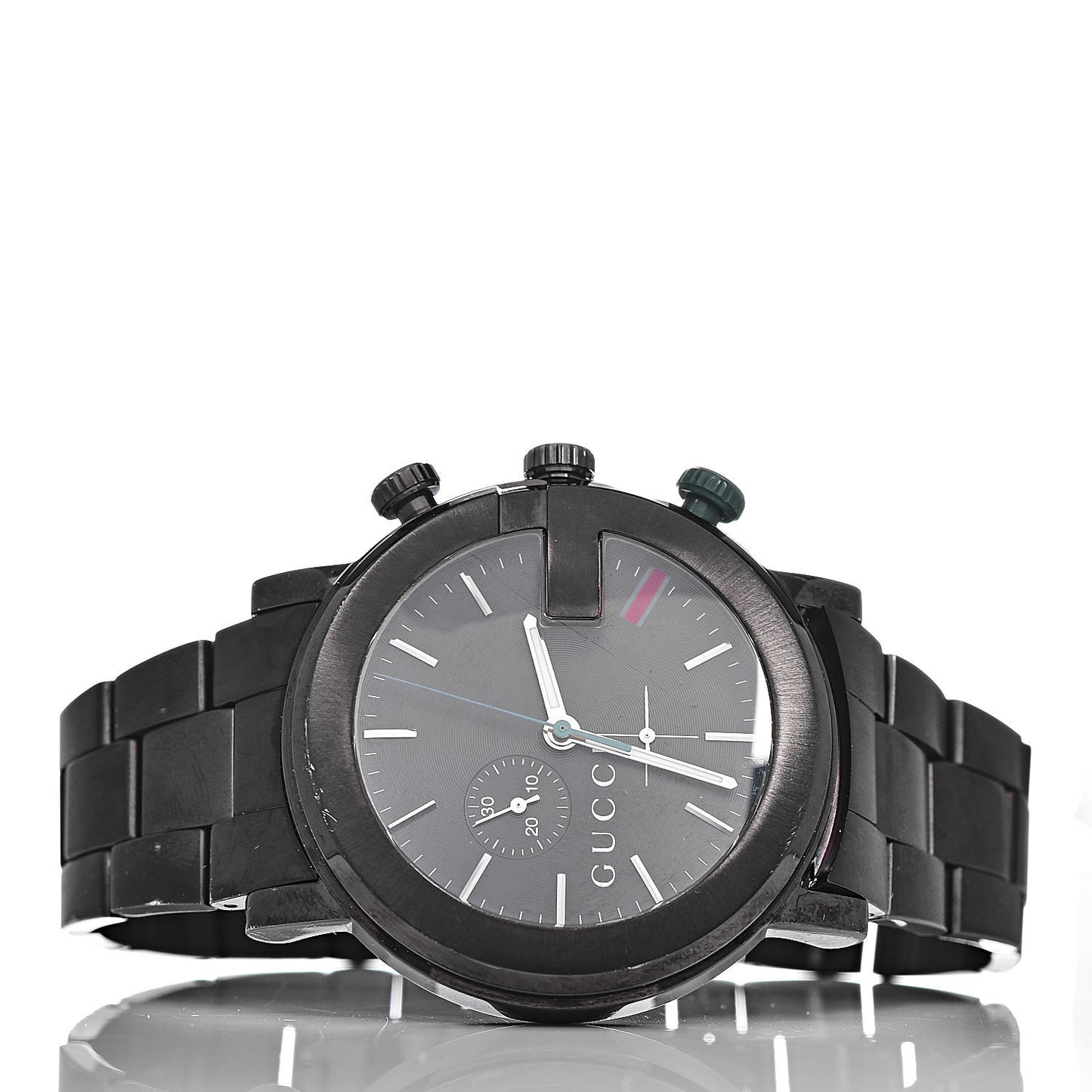 PVD Stainless Steel 44mm 101M G-Chrono Quartz Watch Black