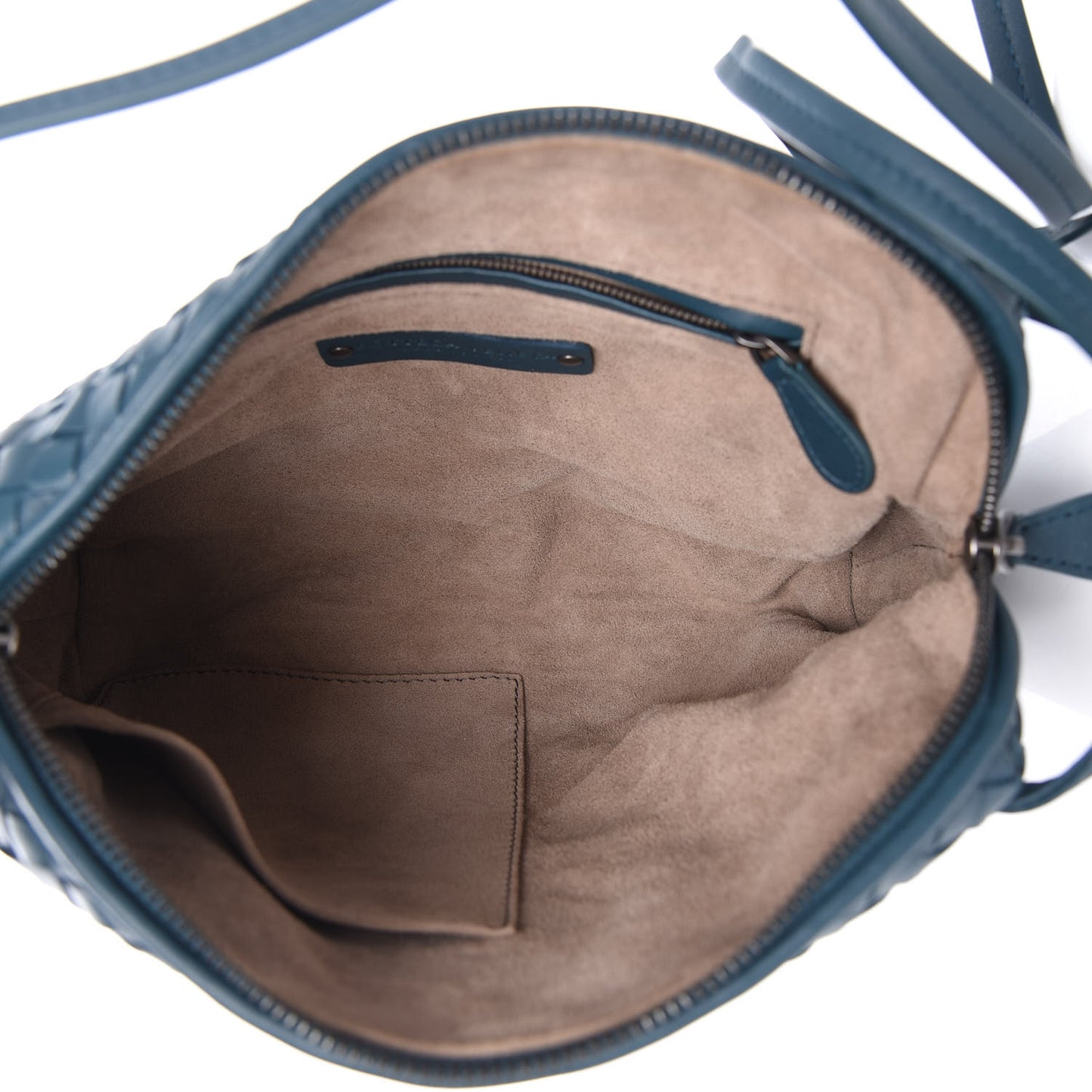 Nappa Intrecciato Nodini Bag Petrol Blue