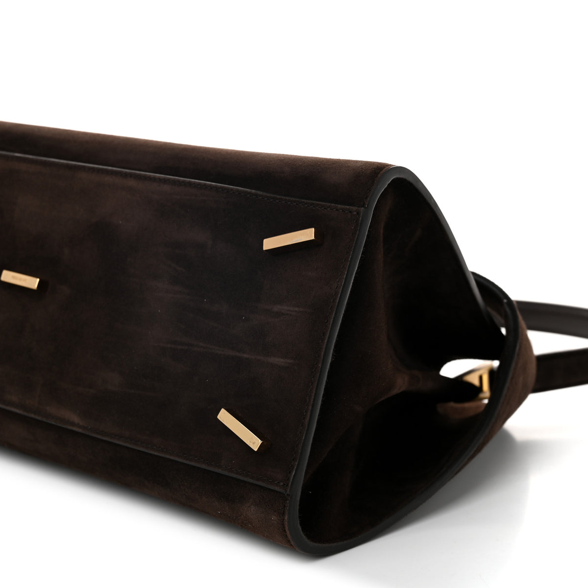 Suede Medium Hug Soft Shoulder Bag Testa Di Moro
