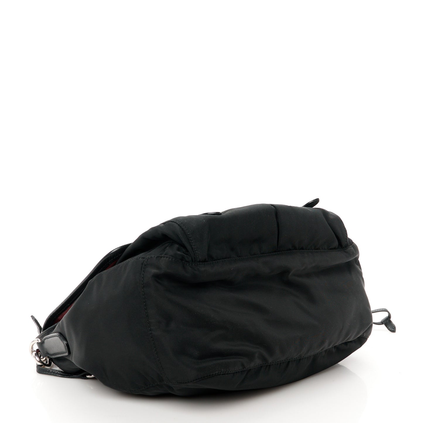 Nylon Vela Sport Saffiano Messenger Bag Black
