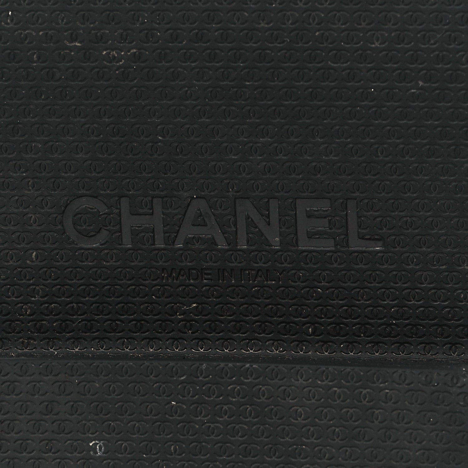 Chanel Calfskin Patent Knit Quilted CC Cap Toe Boots 38 Black 6 of 7