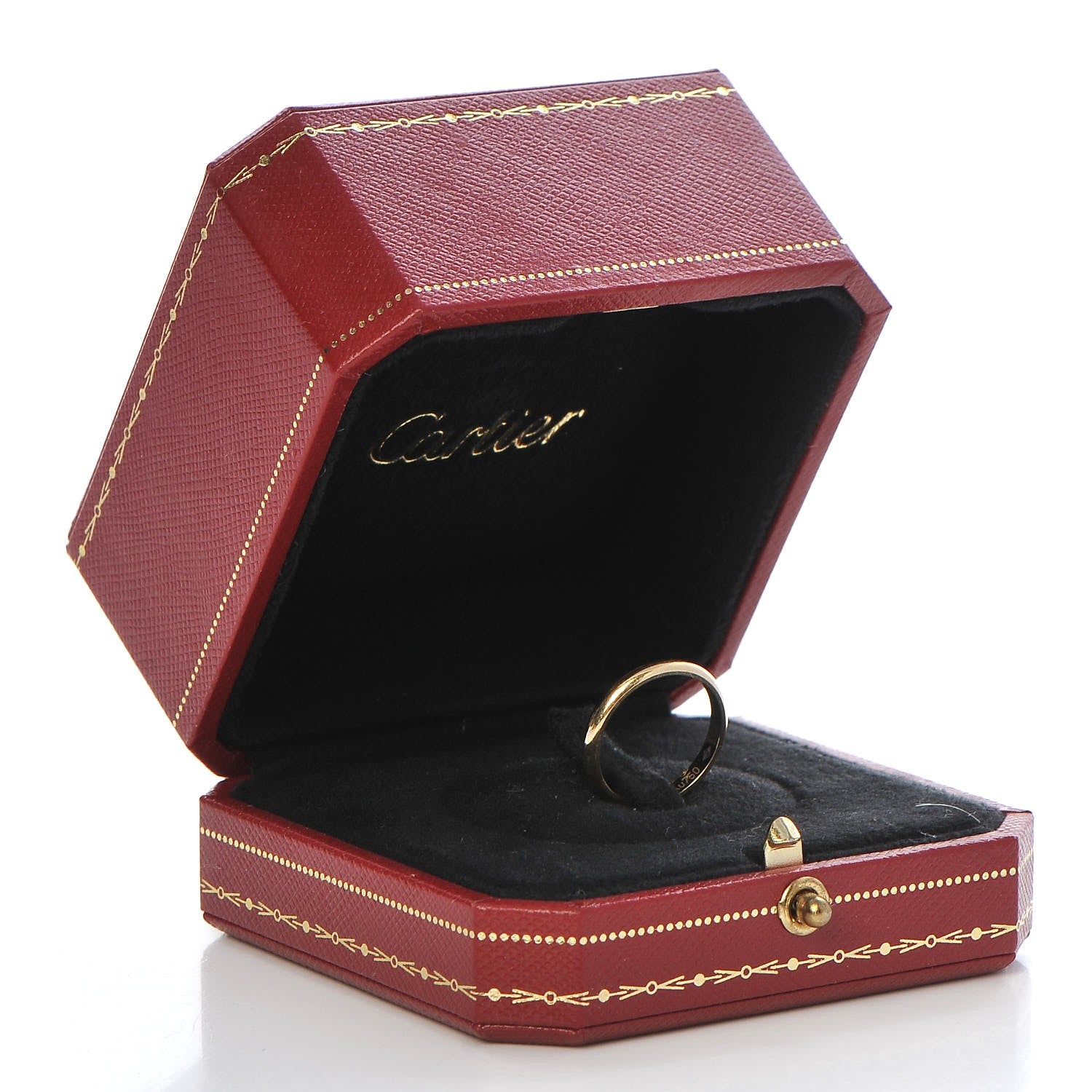 Cartier 18K Yellow Gold Band Ring 50 5.25 11 of 11