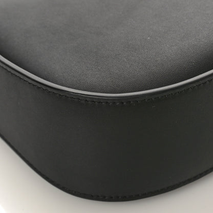 The Row Smooth Calfskin Half Moon Shoulder Bag Black 7 of 8